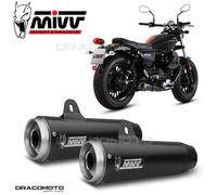 Mivv Silencieux Slip-on Non Homologué Ghibli Moto Guzzi V9 Bobber/roamer 2016-22 M.011.sgb
