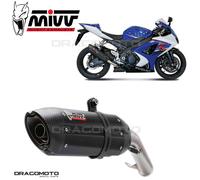 MIVV Silencieux Slip-on Suono pour Suzuki GSX-R 1000 2007-08 S.028.l9 Homologué Argenté