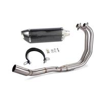 Double échappement Tuyau D'échappement Moto R25 R3 Système Complet Tête Modifiée Adapté pour Yamaha YZF MT-03 2021 - 2024