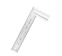 Double échelle résistante à la corrosion - Outil de mesure à angle droit pour le travail du bois, les travailleurs de la construction et l'amélioration de la maison - Équerre d'ingénierie double unité