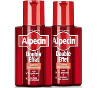 Double Effect Shampoo 2x 200ml Antipelliculaire & Anti-Chute Énergisant Pour Cheveux Forts Idéal Pour Cuir Chevelu Gras