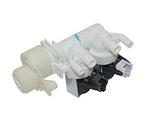 Double électrovanne C00111096 pour Lave linge BAUKNECHT, ESSENTIEL B, HOTPOINT ARISTON, INDESIT, SCHOLTES, WHIRLPOOL, LAVE LINGE HUBLOT ENCASTRABLE ESSENTIELB EELF814-1B, LAVE LINGE HUBLOT ENC ...