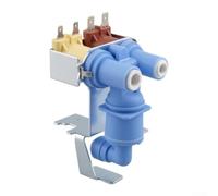 Double électrovanne W10420083 pour distributeur d'eau de réfrigérateur - Valve d'entrée normalement fermée compatible avec le kit de réparation de machine à glaçons RT77KASE RT79BAEW