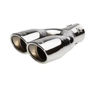 Double Embout de pot d’échappement universel inox ovale Simoni Racing TRX/87L