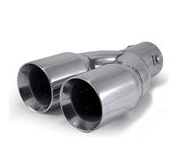 Double Embout D'echappement Acier Inoxydable Universel