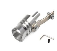 Double Embout D'échappement Pour Mercedes pour Benz W211 W203 W204 W210 W124 AMG W202 tuyau d'échappement de voiture Turbo son sifflet (Color : Silver)