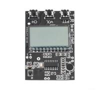 Double émetteur-récepteur audio PCB 7CH portée 300m LCD | 7 canaux sélectionnables, portée de 300 m, statut LCD en temps réel, DC 3,3-6 V, projet électronique DIY