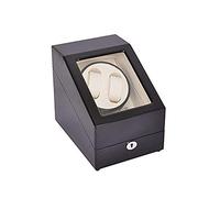 Double Enrouleur de Montre Unisexe à Double Automatique, boîtier d'affichage de Stockage de l'éniacs Watchs Automatic Watcher Box Box Rangement Boîte