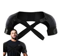 Double épaule, support d'épaule pour femme, bandage de compression élastique pour l'épaule, protection des enveloppements d'épaule, manchon de compression respirant avec sangle d'épaule pour adultes