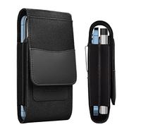 Double étui de téléphone Portable pour Homme, Pochette de Ceinture adaptée pour iPhone 17/16/15/14/13/12/Pro/Max, Samsung Galaxy S25 Ultra S24, avec Porte-Cartes, Pochette pour téléphone Portable