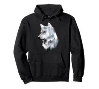 Double exposition loup loups cadeau artsy animaux faune Sweat à Capuche
