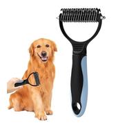 Double face Dog Brush Shedding, Pet Puppy Shedding Comb, Detangling Grooming Tool For Small, Medium & Large Pets, Dog & Cat Shedding Brush For Healthy Coats And Skin Brush For Shedding
