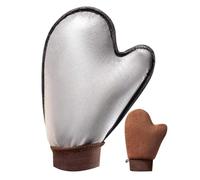 Double face Fake Tan Mitt, applicateur de lotion bronzante | Applicateur Velvet Fake Tan - Le velours microfibre applique uniformément Tanner Mitt pour brouillard, lotion, produit de soin de la peau