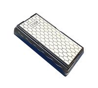 Double Face Pierre à Aiguiser Les Couteaux,600#/1200# Pierre a Aiguiser Affutage Diamant,Pierres à Aiguiser Les Couteaux Professionnel Set Avec Base Plastique Antidérapante