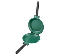 Double face pliable antiadhésive revêtement en céramique Flip poêle à frire oeuf Omelette crêpière ménage cuisine ustensiles