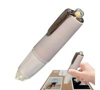 Double face Tape Roller - 1,6 x 10,5 cm Retractable Sticky School Supplies, 4 Pieces Multi-Purpose Scrapbook Craft Glue Runner, for Journaling Scrapbooking Office Wrapping Cards Home Classroom Kids