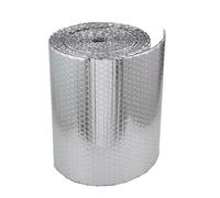 double feuille de réflexion thermique en bulle d'a Self Adhesive 2 Layer Aluminum Foil Bubble Thermal Reflective Insulation Roll 1x(1-10) m(1x7m)