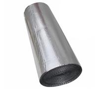double feuille de réflexion thermique en bulle d'a Self Adhesive Aluminium Bubble Foil Insulation Roll for Wall Floor Roof Multiple Sizes(1x8m)