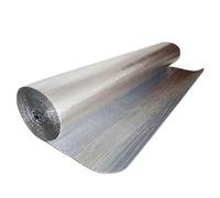 double feuille de réflexion thermique en bulle d'a Self Adhesive Aluminium Bubble Foil Insulation Roll Radiant Vapour Barrier 1mx(1-10) m(1x4m)