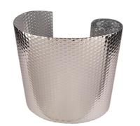 double feuille de réflexion thermique en bulle d'a Self-Adhesive Double Aluminium Bubble Foil Insulation Multiple Sizes(1mx6m)