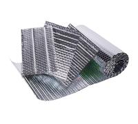 double feuille de réflexion thermique en bulle d'a Self Adhesive Reflective Aluminum Foil Bubble Heat Insulation Roll 1x(1-10) m(1x1m)