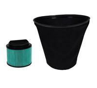 Double filtre à poussière pour TE-VC 2230 SA et TE-VC 2340 SA