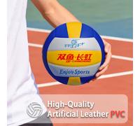 Double Fish VP505P Ballon de volley Taille 5 en PVC pour entraînement et examen