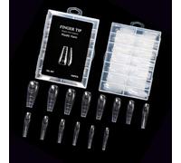 Double forme de cristal de qualité salon : pour allonger les ongles, durabilité, manucure facile à la maison