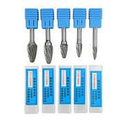 Double Fraise Carbure à Tranchant Double, Tige 6mm, Ensemble de Meulage pour Surface d’Avion et Bateau - Haute Résistance, Usinage Précis, Usage Industriel Polyvalent