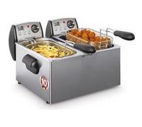Double Friteuse À Zone Froide - Fr 1850duo - 2x 3l - 2x 2200watt Inox G