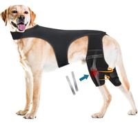 Double genouillère pour chien déchiré du LCA et du CCL - Attelle arrière réglable pour grands chiens souffrant de dysplasie de la hanche, de blessure du ligament croisé, de luxation de la rotule