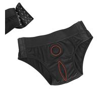 Double Gode Ceinture Lesbiennes Panty Unisexe Réglable,Strap-On Double Gode Ceinture Harnais Femme,Lesbien pour Les Femmes Jeu de Rôle Jouet,Sextoyse Jeux Sexuel Adulte