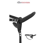 Double gode ceinture noir - Fetish Tentation