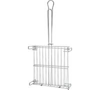 Double grille de barbecue 40x40 cm.