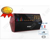 Double Haut-parleur Haut-parleur Bluetooth sans fil Radio FM Soutien Haut-parleur de musique Bluetooth Couleur: rouge