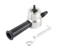Double Head Metal Sheet Cutter | High - Speed Steel Nibbler Drill for Circle Cutting/Metal Fabrication | 6mm Hex Shank, 1.8mm Steel Cutting Capacity | with Wrench