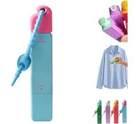 Double-Headed Instant Stain Remover Pen,Portable Dual-Tip Stain Remover Pen for Clothes Spot,Instant Fabric Stains Removers Pens for Oil Wine and Food Stains,Dates,Office,Travel Using (A)