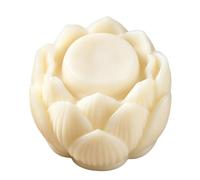 Double Headed Mooncake Mold, Sunflower Pattern Hand Press Tool | Durable ABS baking mold with double sided sunflower pattern, ideal for DIY pastry crafts C