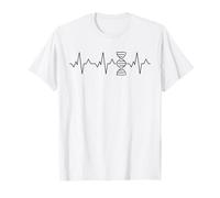 Double Helix DNA Cardiaque ou ECG Pulse Line Science T-Shirt