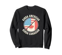 Double héritage : Un Peu américain, Un Peu Canadien Sweatshirt