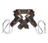 Double Holster Et Ceinture Marrons Marron