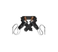 Double Holster Et Ceinture Noirs - Noir - Taille Unique