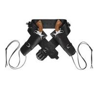 Double Holster Et Ceinture Noirs - Noir - Taille Unique G