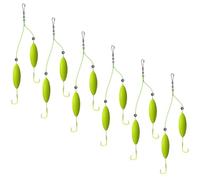Double-Hook Reverse Bottom Rig, Accessoires de pêche Carpe avec hameçon Anti-Tangle, hameçon Sandre & hameçon Triple - Idéal pour la pêche à la Mort, à la flottaison & au Bas de Ligne Carpe