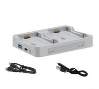 Double hub de charge pour DJI pour batteries FLIP, technologie de charge rapide pour les passionnés, hub de charge bidirectionnel rapide pour DJI pour FLIP, chargez 2 batteries et appareils en toute