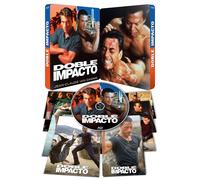 Double Impact (1991) (Collector) (Steelbook) (8 Cartes Postales) / Doble Impacto (Blu Ray)