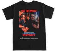 Double Impact Van Damme 1990S 90S Movie Funny Retro Film Mens T Shirt Black Size XL