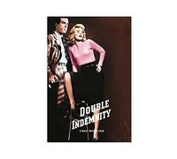 Double Indemnity Affiche de film classique sur toile pour chambre à coucher, bureau, décoration sans cadre 40 x 60 cm