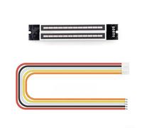 Double indicateur de niveau audio stéréo 12 bits avec affichage du spectre LED, vitesse réglable VU mètre pour kit de bricolage 7-12 V et analyseur de spectre musical (fini)