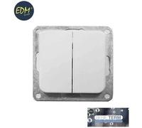 'Double interrupteur encastrable série Term EDM (Sac Blister) G